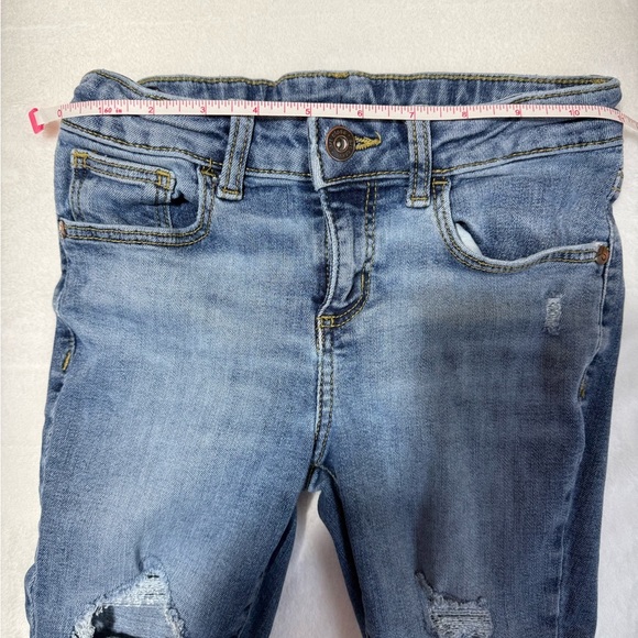 Art Class Stylish Blue Distressed Denim Jeans - Picture 6 of 9